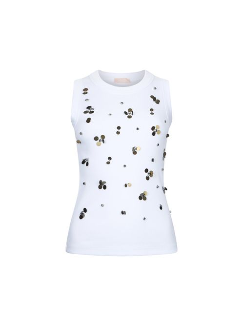 Top con applicazioni LIU JO | WA6490J4822/P9369